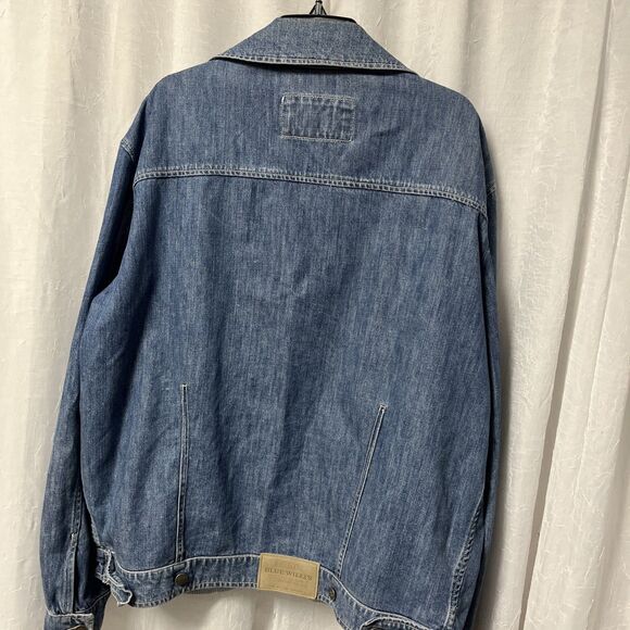 BLUE WILLI'S Rare Vintage Trucker Denim Jacket Blue Jean Mens Size XXXL - Picture 16 of 16